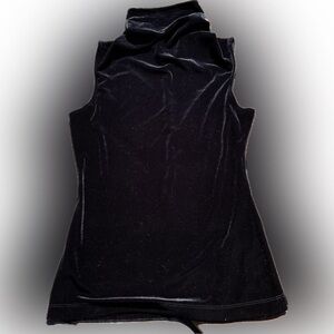 Black velvet top